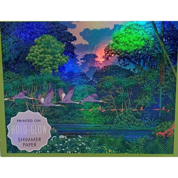 New  Hiro Isono Emerald Dreams 500 Pc Jigsaw Puzzle Ceaco Holographic Art  2005 - Picture 3 of 9